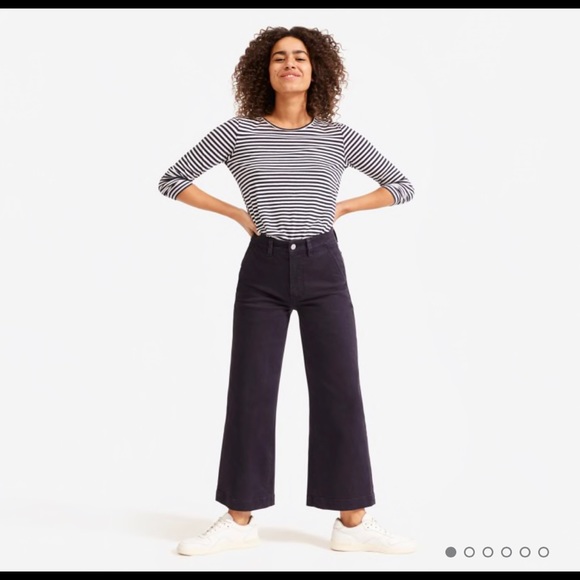Everlane Pants - EVERLANE: Wide Leg Crop Pant
